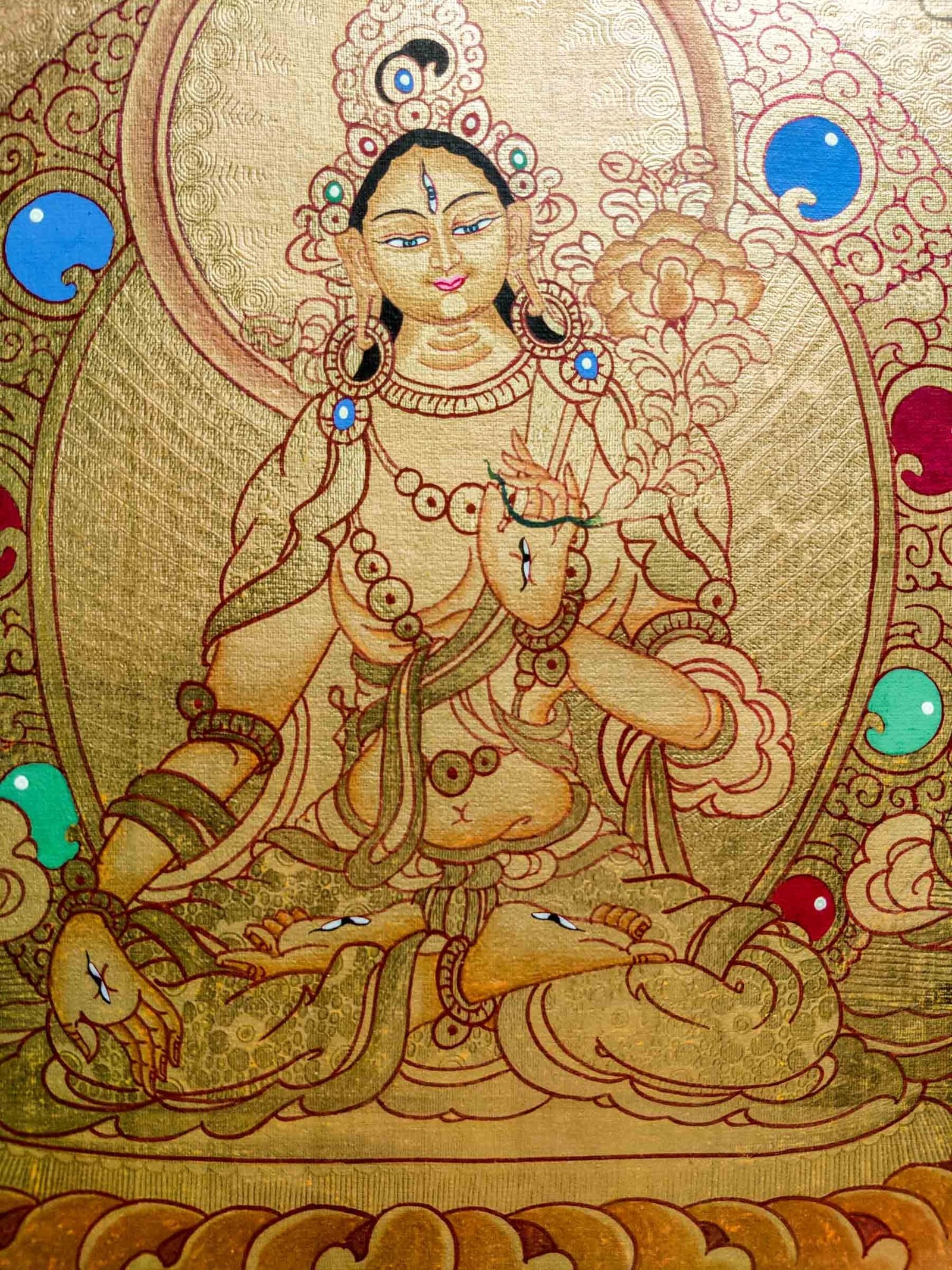White Tara Thangka - Image 5
