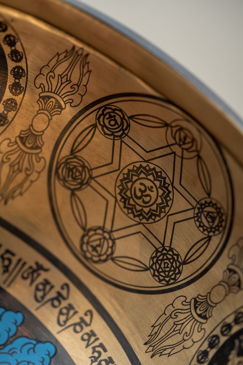 Shakyamuni Buddha Hand-Etched Singing Bowl - Image 4