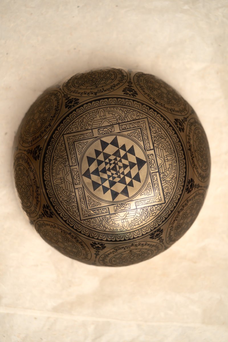 Shakyamuni Buddha Hand-Etched Singing Bowl - Image 5