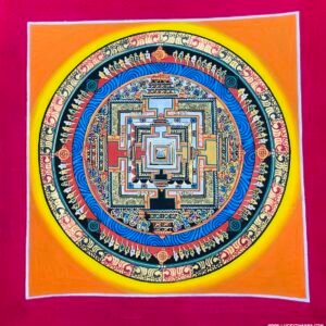 Beautiful Kalachakra Mandala small size for meditation or decoration