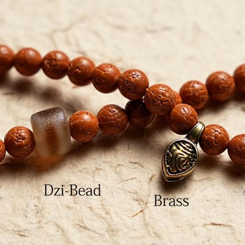 Mythstone Tibet Bodhi Seed 108 Mala Beads Wisdom Peace Bracelet Necklace - Image 19