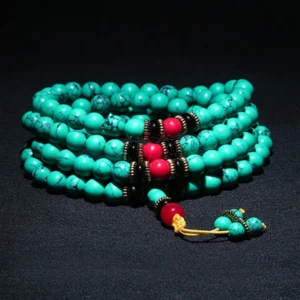 Mythstone – Tibetan Turquoise Healing Mala Bracelet