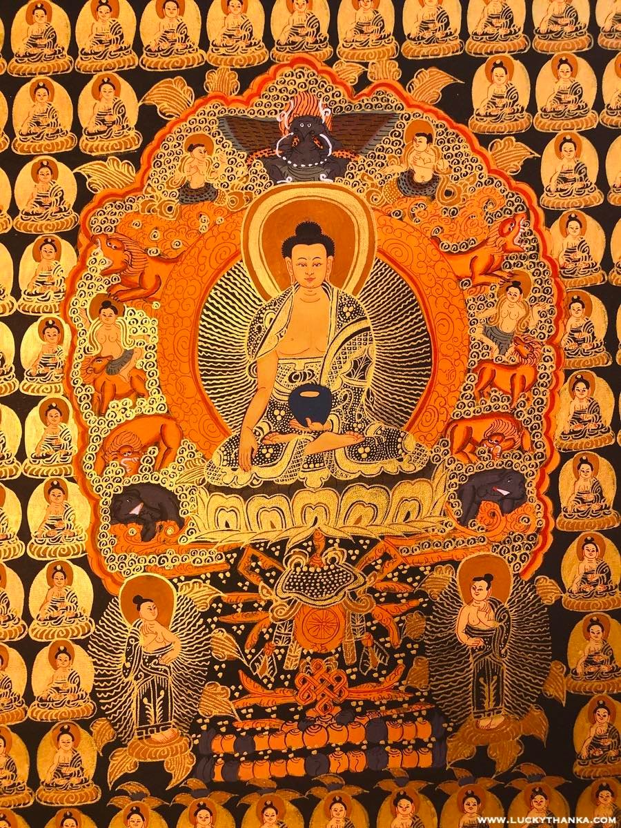 Shakyamuni Buddha Thangka - Image 3