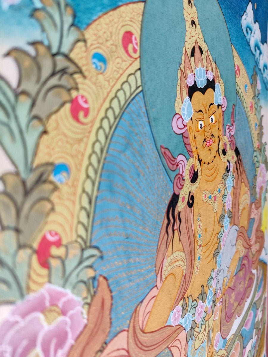 Tibetan Dzambala Thangka - Image 4