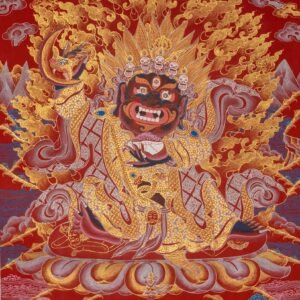 Mahakala Thangka – Two-Armed Protector Deity