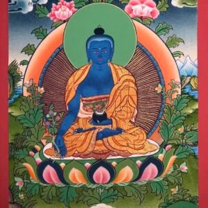 Thangka of Medicine Buddha art