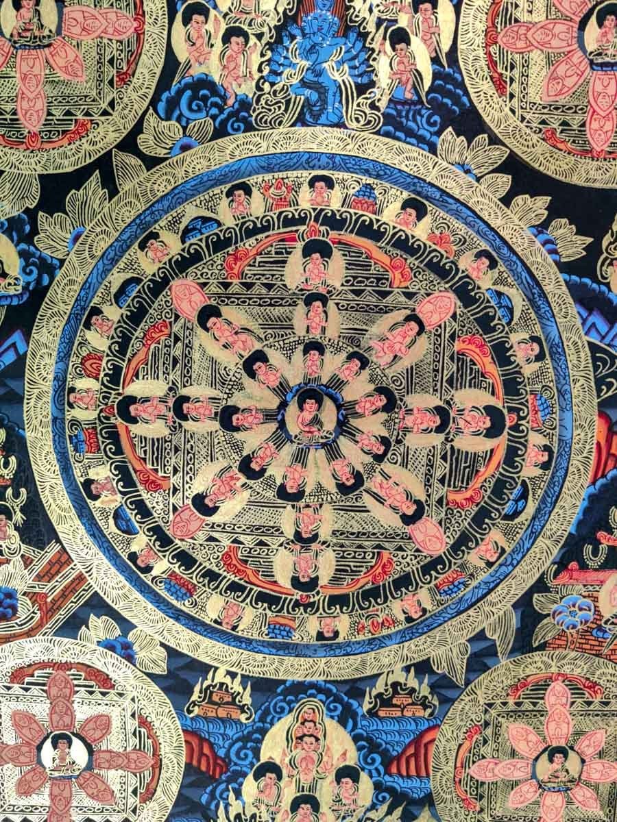 Old Thangka of Buddha Mandala - Image 5