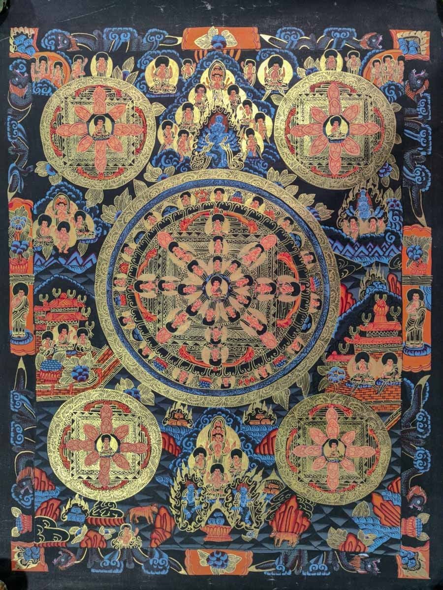 Old Thangka of Buddha Mandala - Image 2