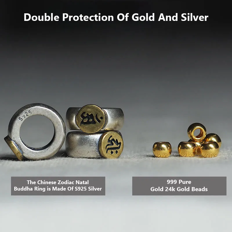 Tarakan Rare Agarwood 925 Sterling Silver Chinese Zodiac 999 Pure Gold Beads Ward Off Evil Spirits Bracelet - Image 7