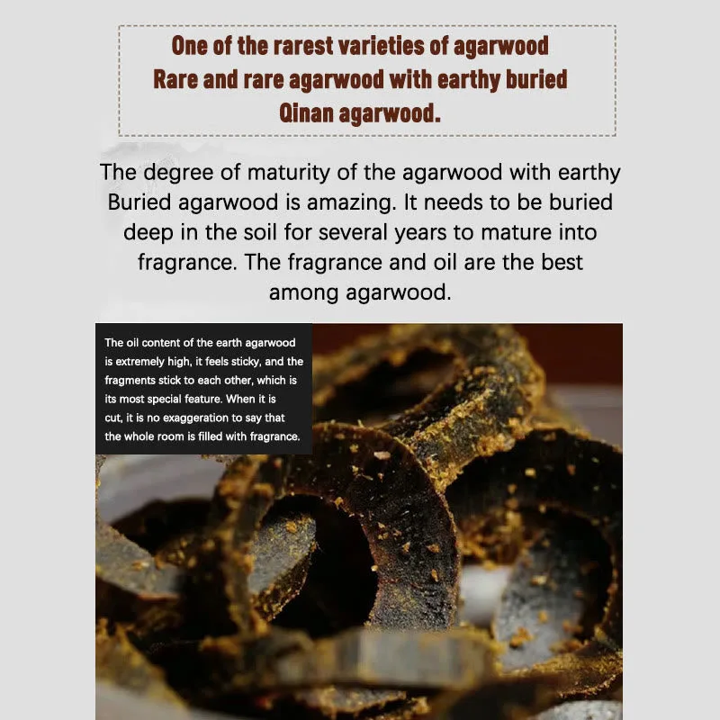 MythStone 108 Mala Beads Nha Trang Soil Buried Qinan Agarwood Balance Strength Bracelet - Image 13