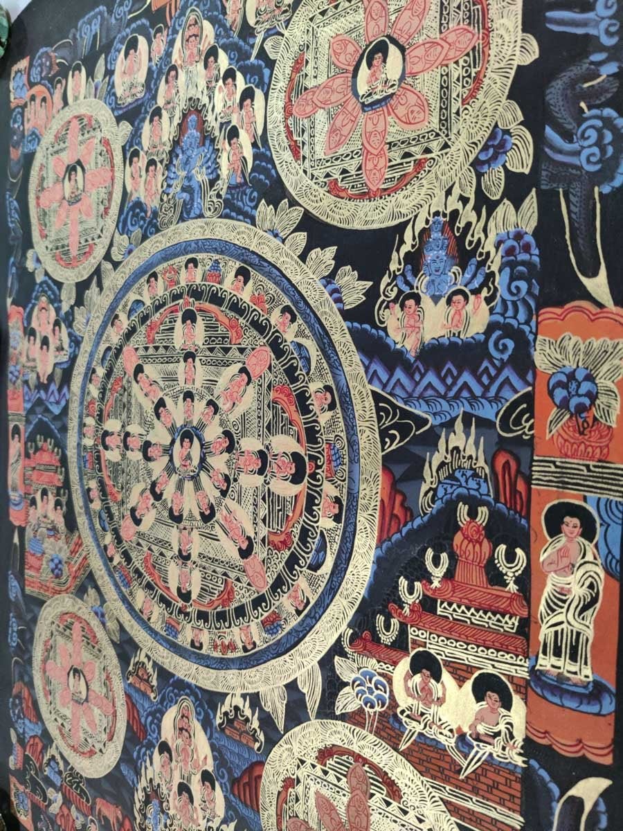 Old Thangka of Buddha Mandala - Image 3