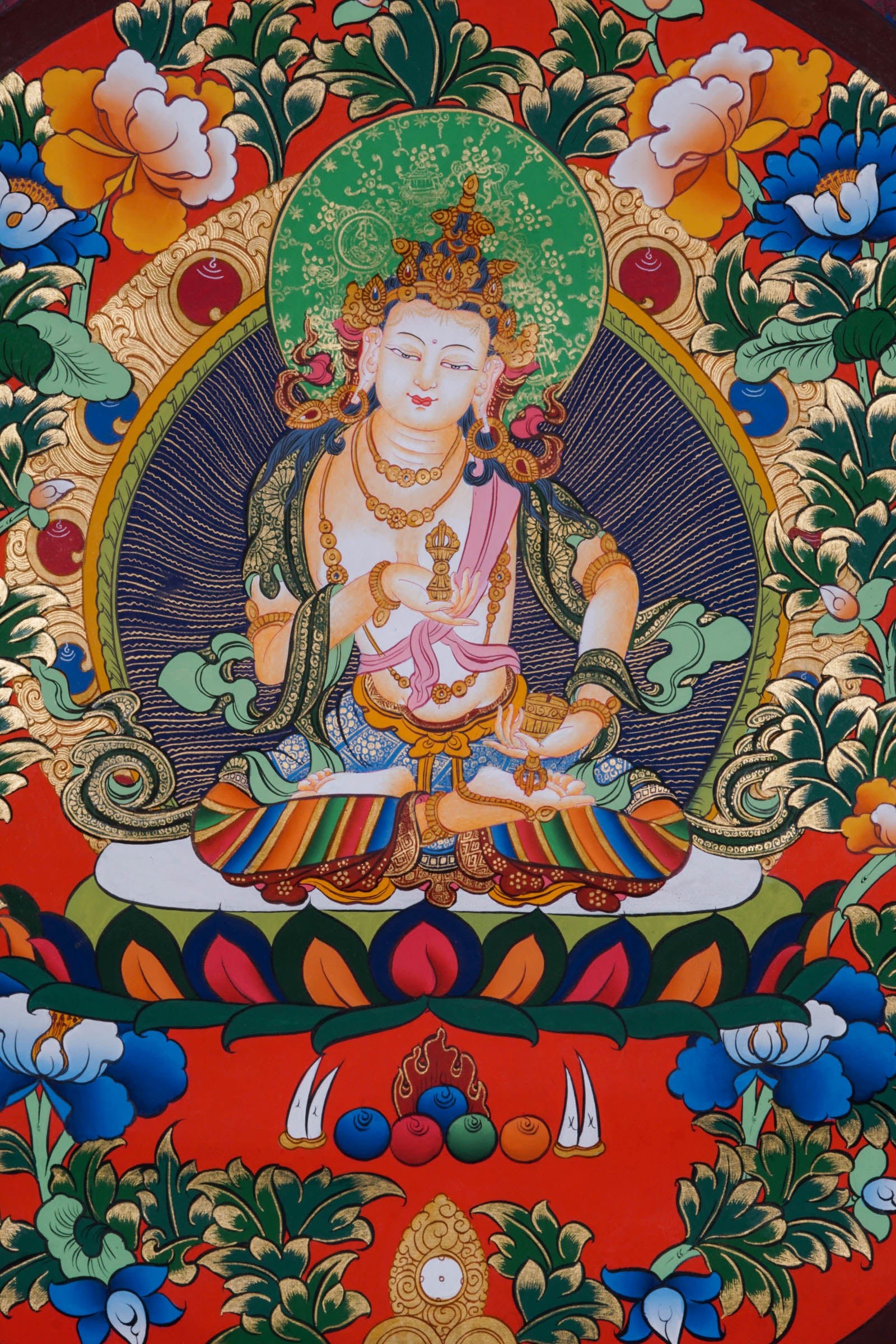 Bajrasattwa Thangka Painting - Image 4