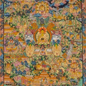 Life of Buddha - Handpainted Thangka