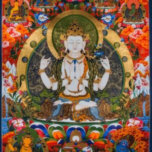 Chenrezig Tibetan Thangka