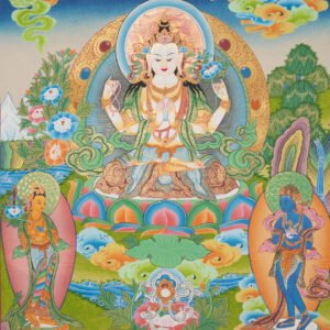 Four-Armed Chenrezig Thangka