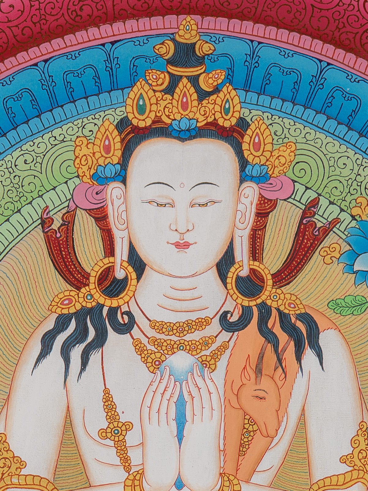 Chenrezig Thangka Painting - Image 3