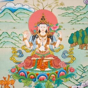 Chenrezig Compassion Thangka