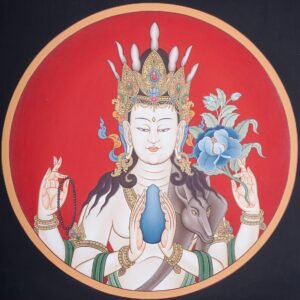 Chengresi Thangka Painting