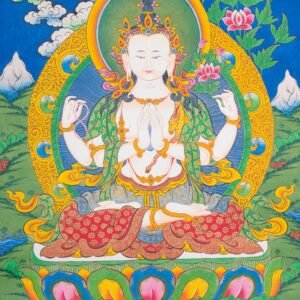 Chengresi Thangka Painting