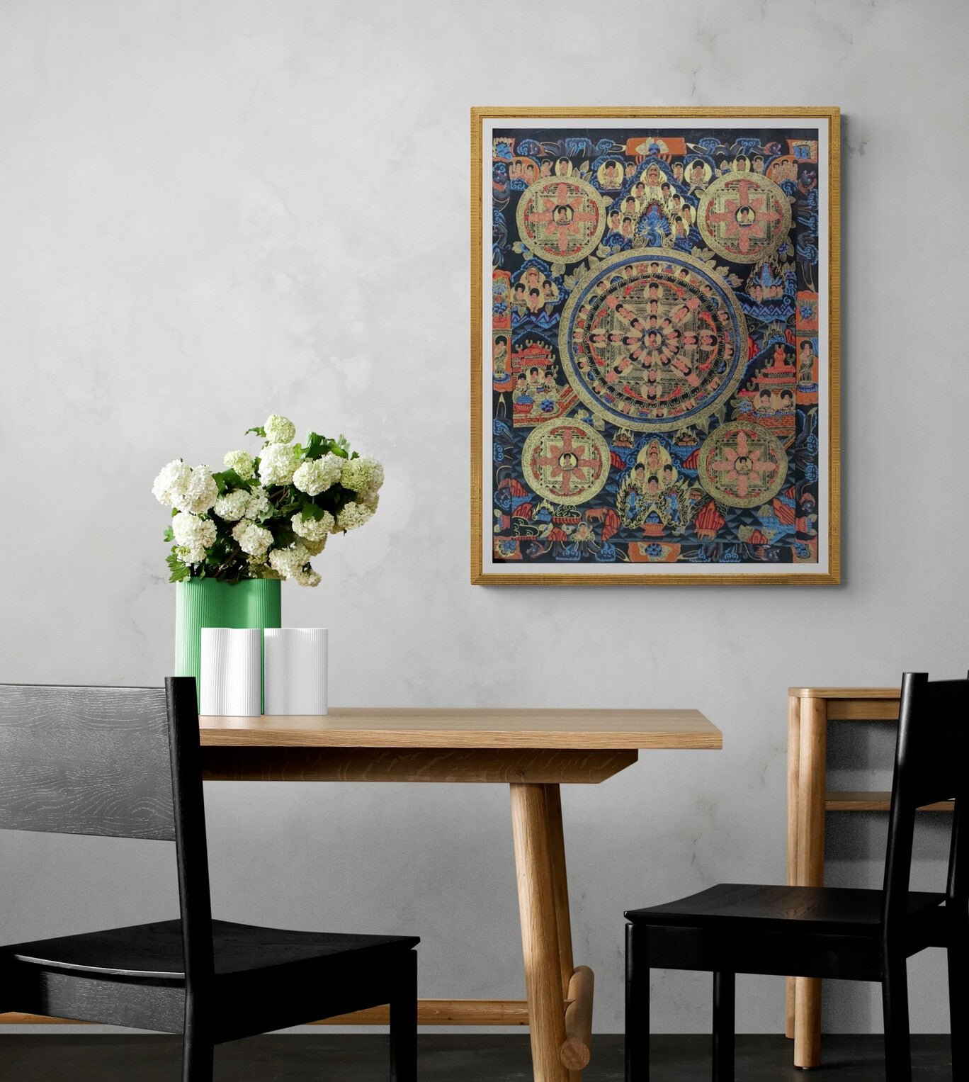 Old Thangka of Buddha Mandala