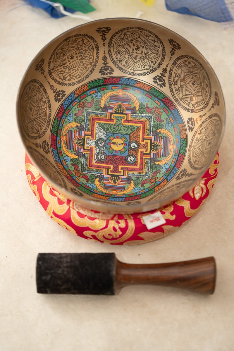 Mandala Wisdom Eyes Singing Bowl – Third Eye & Sacral Chakra