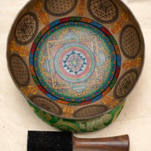 Mystic Shri Yantra Singing Bowl – Root to Heart Aligned
