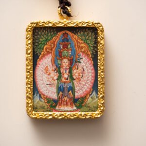 Avalokiteshvara Ghau Thangka Locket