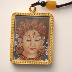 White Tara Ghau Thangka adroned Locket