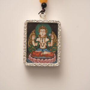 Chenrezig Ghau Thangka Locket