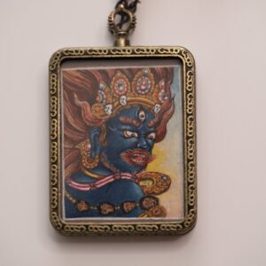 Vajrapani Ghau Thangka Locket for Protection