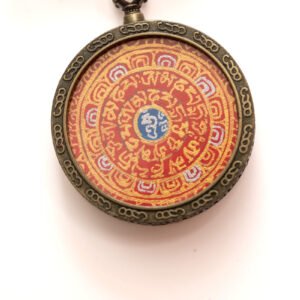 Tibetan Om Ghau Thangka Locket