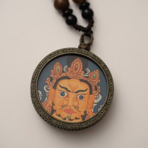 Zambala Thangka Round Locket