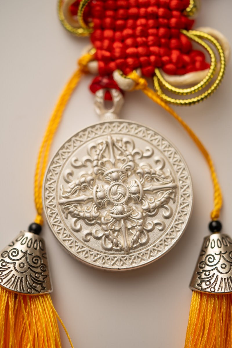 Tassel-Adorned Endless Knot Locket - Image 3