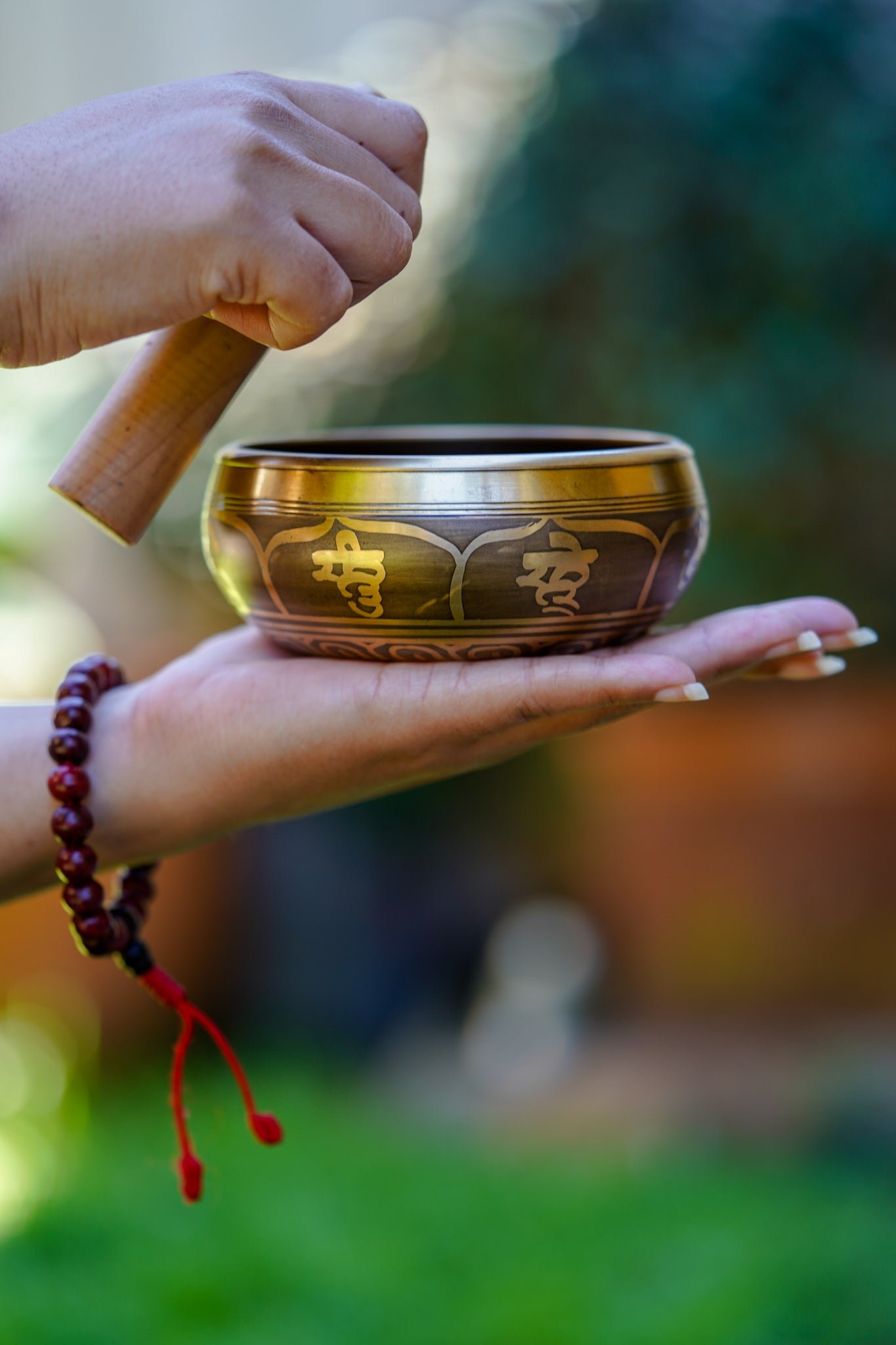 Ganesh Engraved Singing Bowl - Image 4