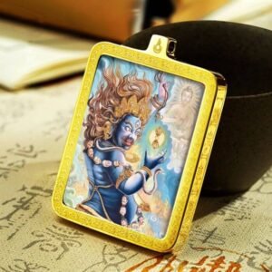 Vajrapani Ghau Thangka with Locket