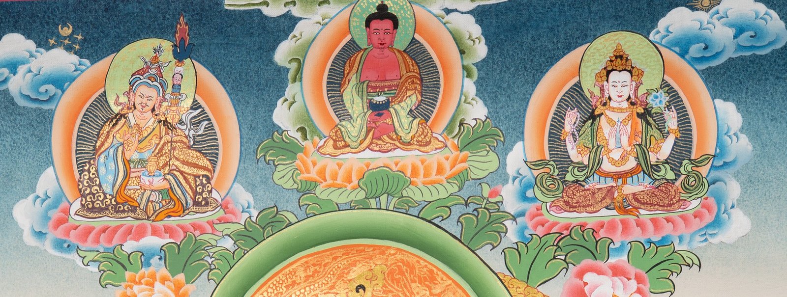Green Tara Thangka – Compassion & Protection Art - Image 3