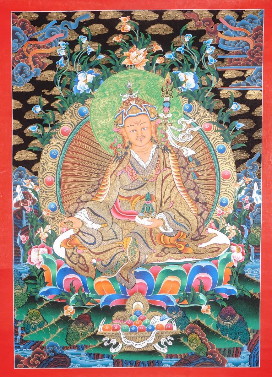 Guru Rinpoche Thangka Painting