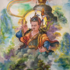 Hand-Painted Guru Rinpoche Thangka