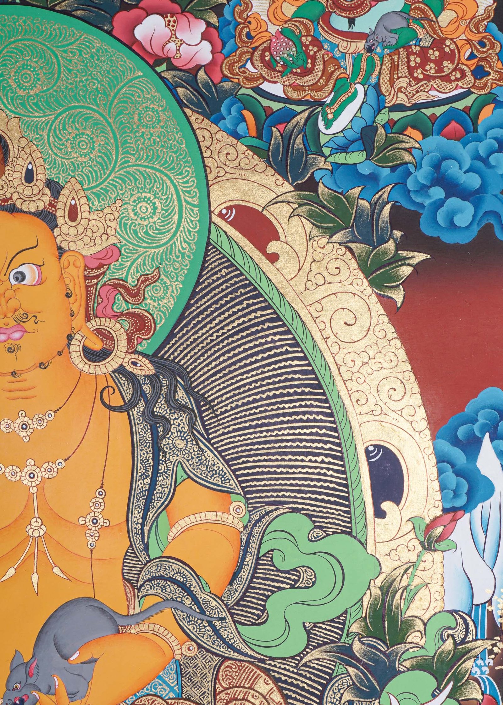 Pancha Zambala Thangka Painting - Image 7
