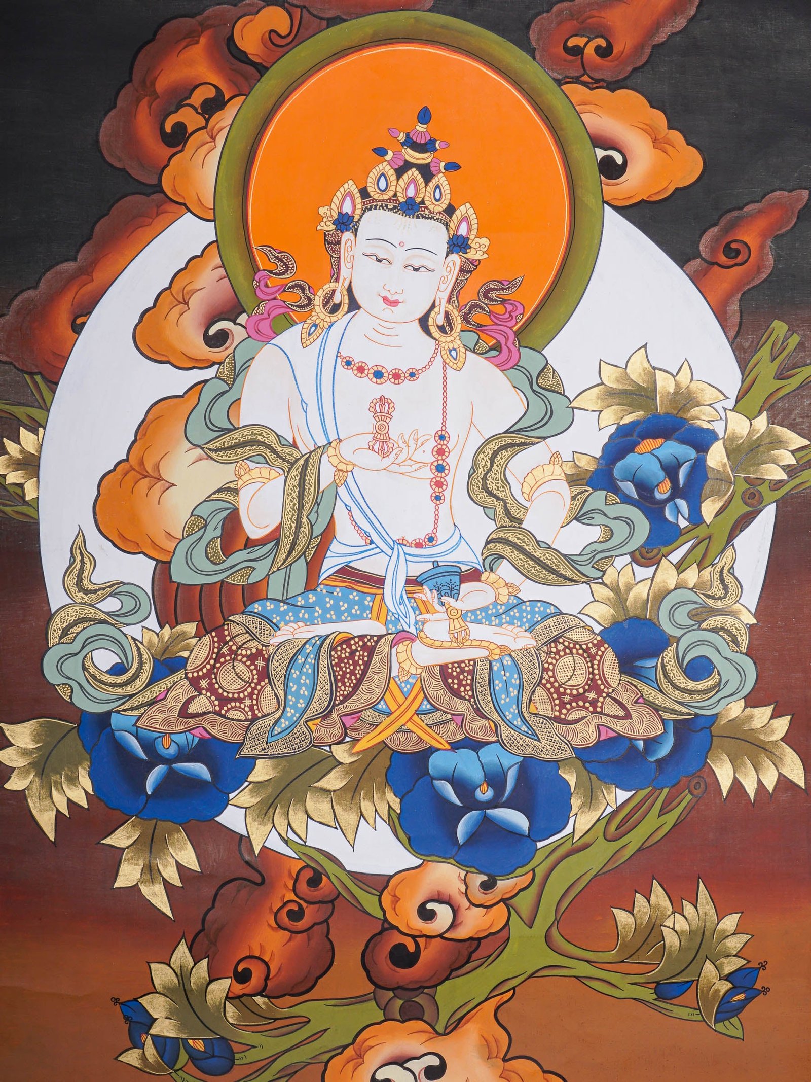 Vajrasattva Thangka Painting