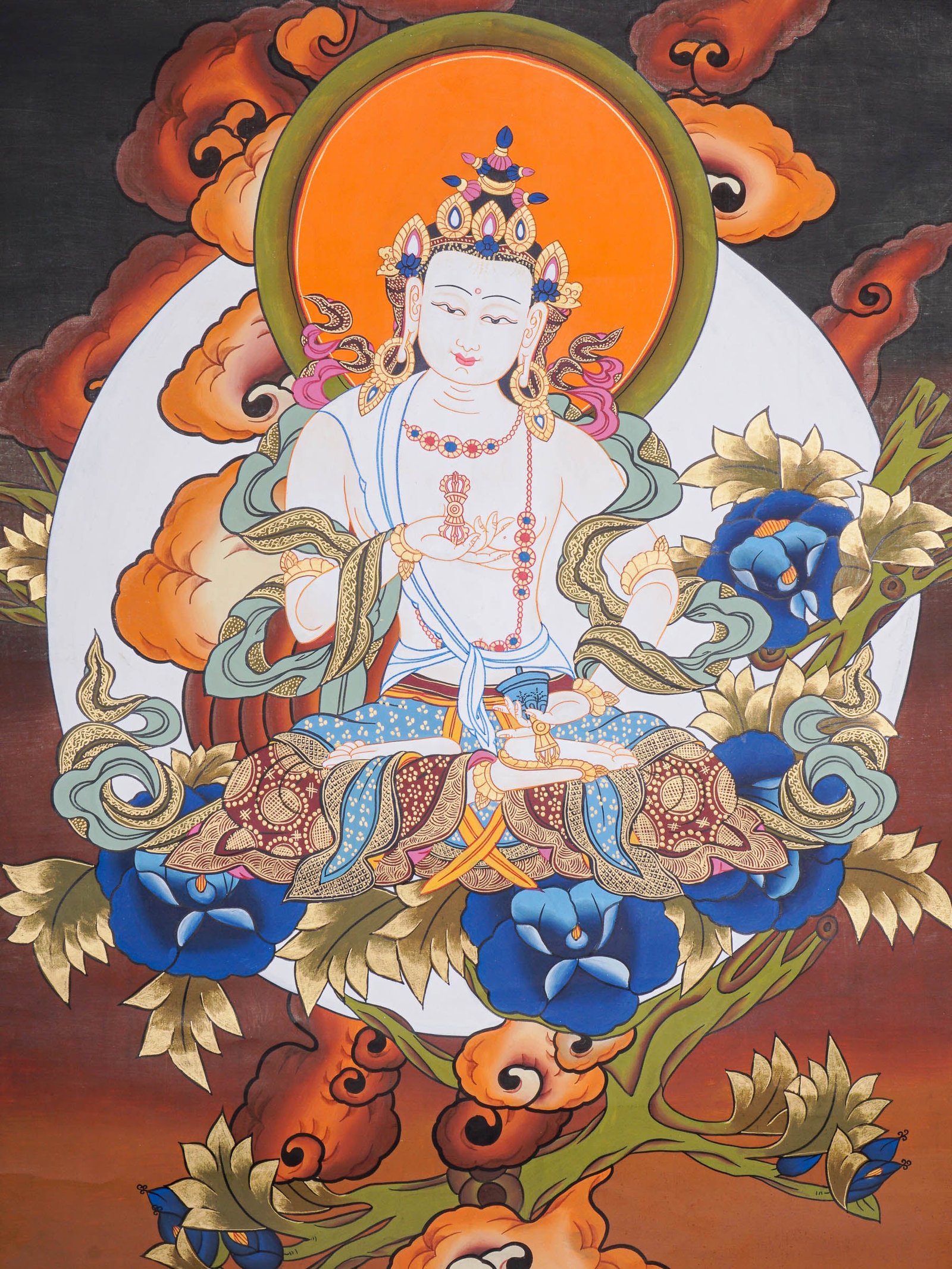 Vajrasattva Thangka Painting - Image 2