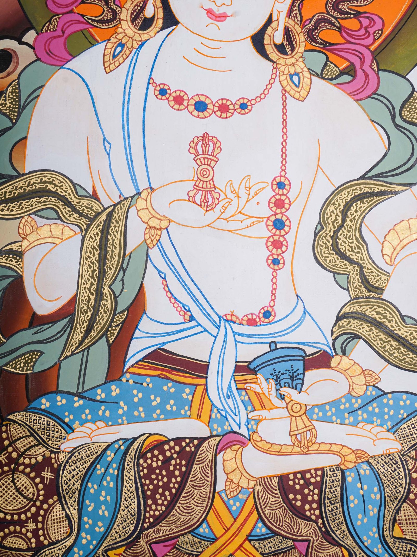 Vajrasattva Thangka Painting - Image 6