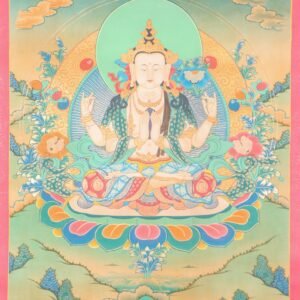 Authentic Chengresi Thangka