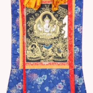 Chengresi Brocade Thangka