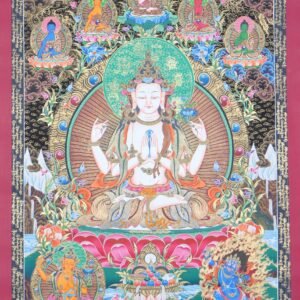 Chengresi Thangka Painting