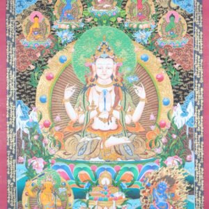 Chengresi Thangka Painting