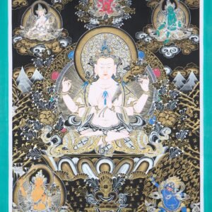 Chengresi Thangka Painting