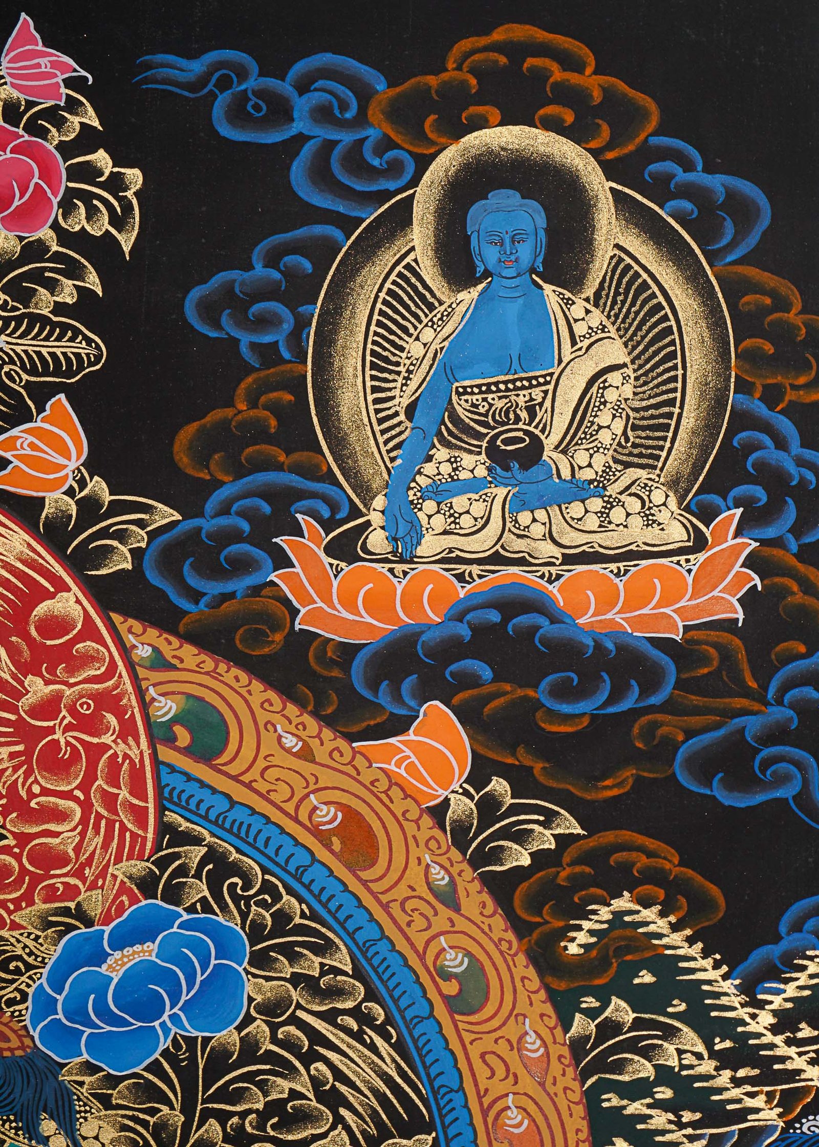 Green Tara Thangka Painting - Image 6