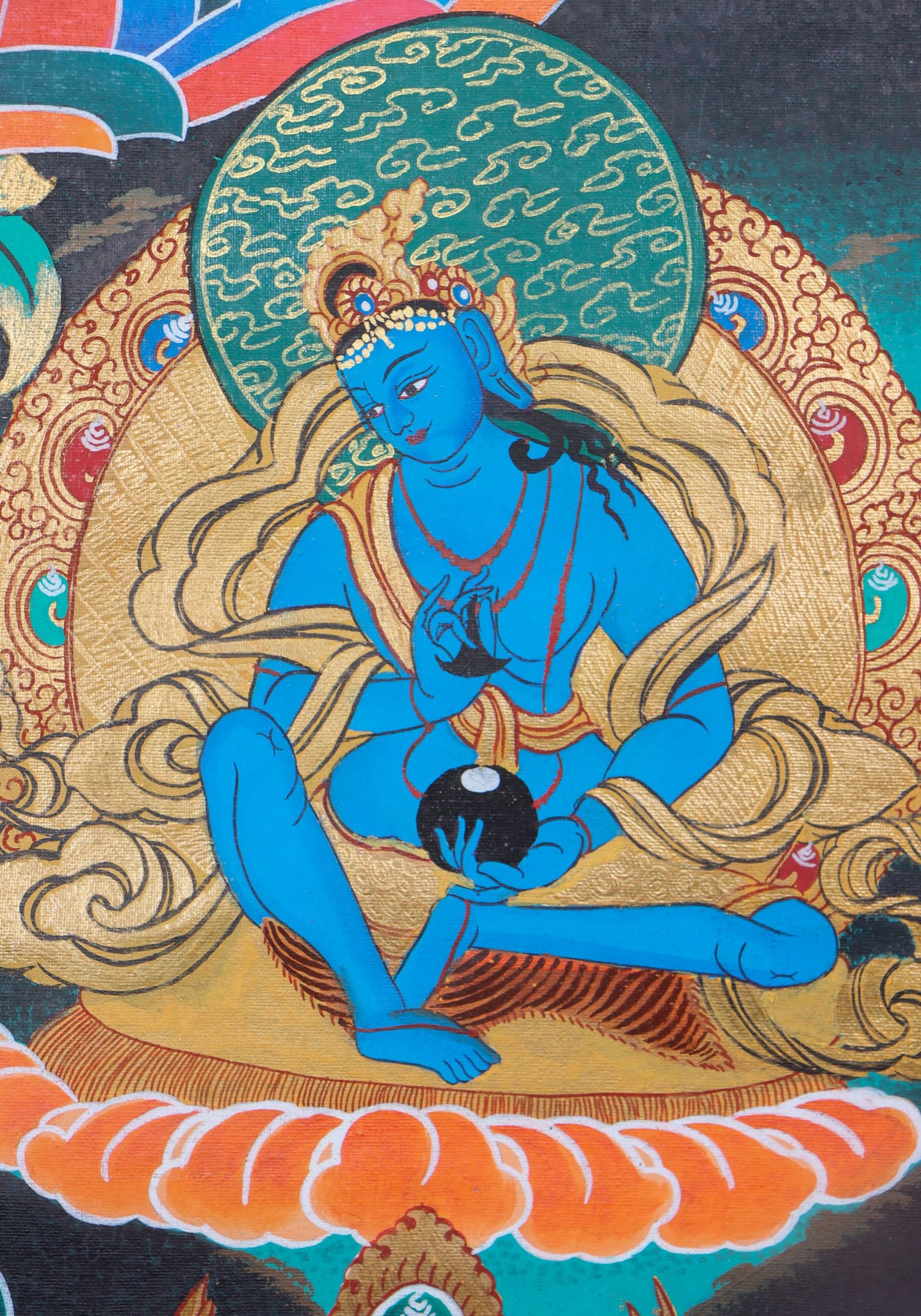 unique piece -Green Tara Thangka - Image 5