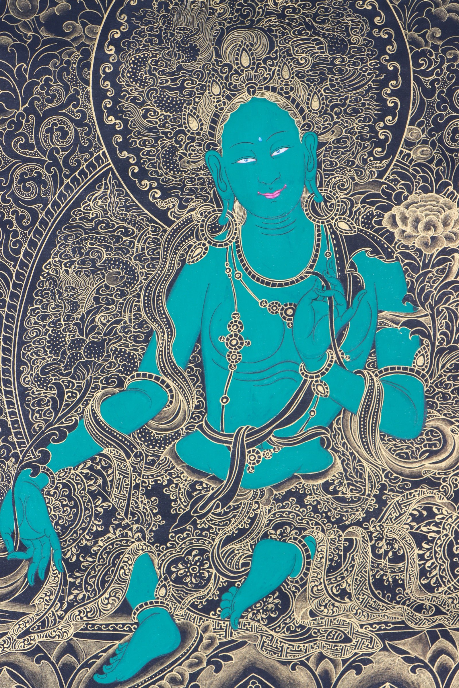 Green Tara Thangka - Image 3